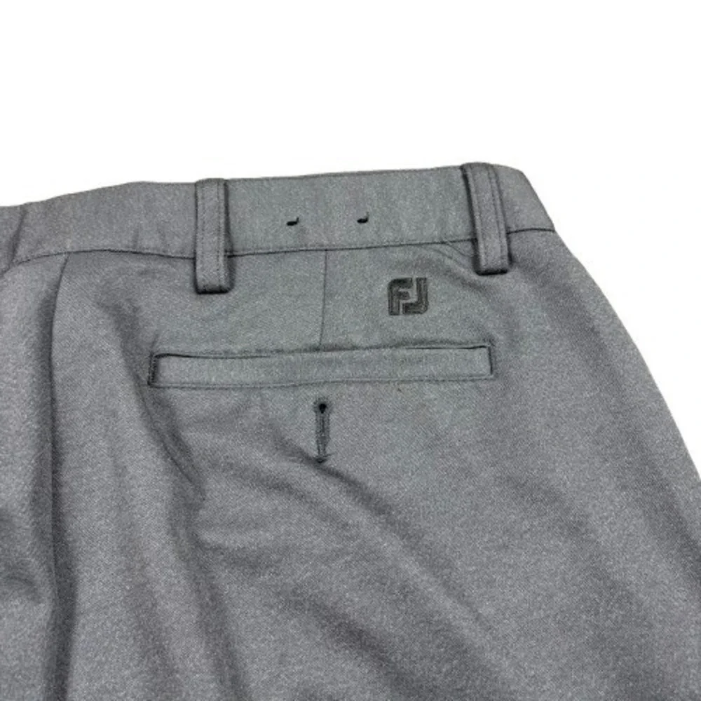 FootJoy‎ Mens Performance Golf Pants Gray Stretch Flat Front Trousers Size 34x30